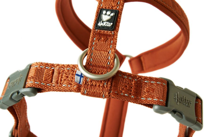 Анатомічна шлейка для собак Hurtta Casual Y-harness 30-35 Коричневий 31646 фото, зображення