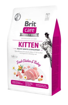 Сухой корм Brit Care Cat GF Kitten HGrowth & Development для котят, здоровый рост и развитие, 400 г 28752 фото, изображение