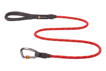 Рефлекторний повідець канат для собак Ruffwear Knot-a-Leash™ S 1,5 м / 7 мм Червоний 30935 фото, зображення