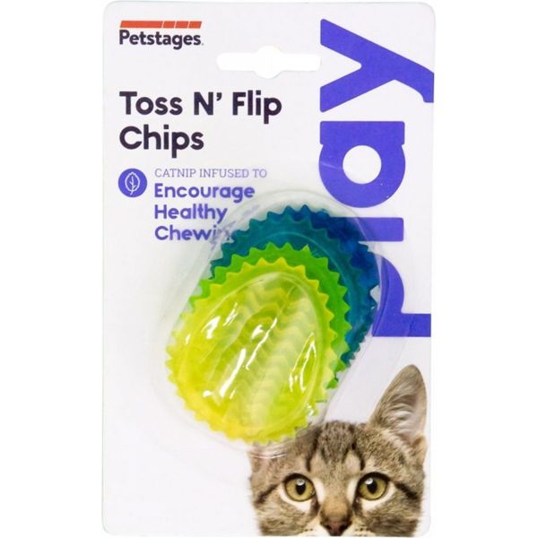 Игрушка для котов Petstages Чипсы Голубой 32012 фото, изображение