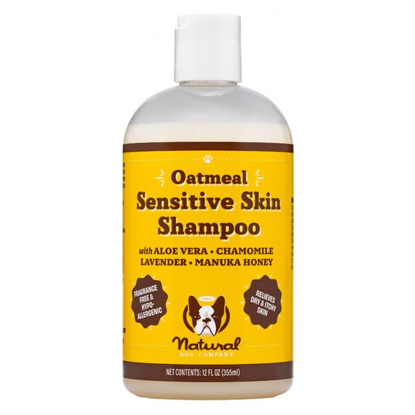 Шампунь для чувствительной кожи Natural Dog Company Sensitive Skin 360 мл 26758 фото, изображение