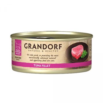 Консерви для котів Grandorf Tuna Fillet Філе тунця 70 г 39369 фото, зображення