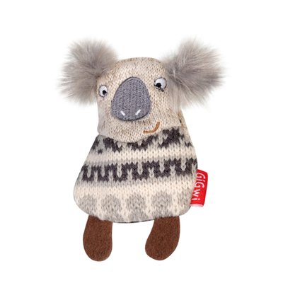 Іграшка для собак коала з пискавкою GiGwi Plush 10 см 26833 фото, зображення