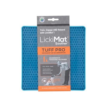 Лизательный коврик антистресс для собак LickiMat Soother PRO Tuff Turquoise, тверда основа 27752 фото, изображение