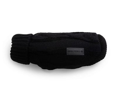 В'язаний светр для собаки Wolters Cable Knit з візерунком коси 35 см Чорний 29606 фото, зображення