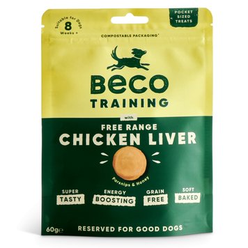 Печенье для собак Beco Pets Куриная печень с пастернаком и медом 60 г 31369 фото, изображение