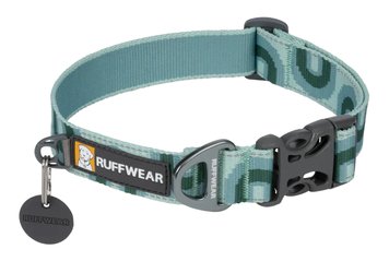 Светоотражающий ошейник для собаки Ruffwear Crag™ 28-36 см Бирюзово-зеленый 30644 фото, изображение