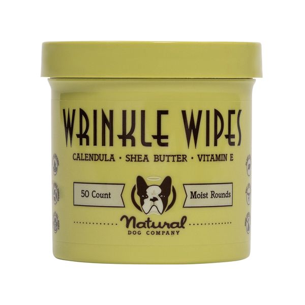 Серветки для складок Natural Dog Company Wrinkle Wipes 50 шт 28443 фото, зображення