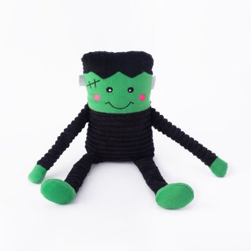 Мягкая игрушка для собак монстр Франкенштейна ZippyPaws Halloween Crinkle Frankenstein's Monster с пищалкой 28507 фото, изображение