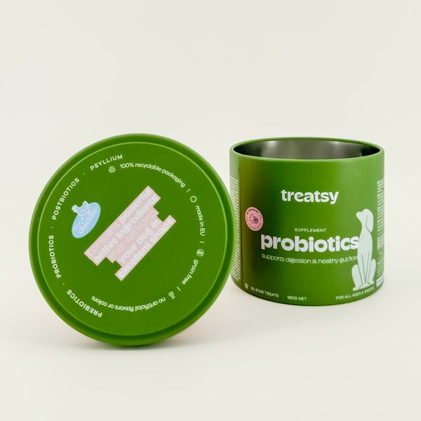 Вітамінний комплекс із пробіотиками для собак Treatsy Probiotics 180 г 60 шт 32741 фото, зображення