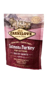 Сухой корм для котят Carnilove Kitten с лососем и индейкой 400 г 28835 фото, изображение