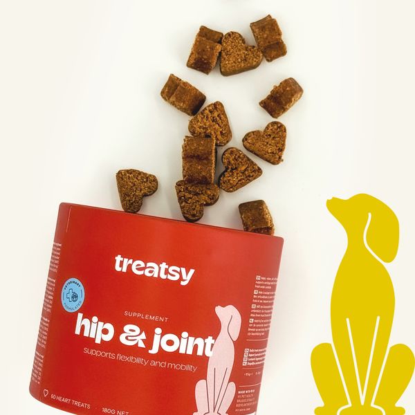 Вітамінний комплекс для м'язів та зв'язок собак Treatsy Hip & Joint 180 г 60 шт 32742 фото, зображення