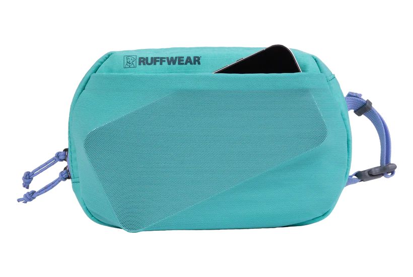 Cумка-бананка поясная для корма и аксессуаров Ruffwear Stash Bag Plus™ Бирюзовый 31052 фото, изображение