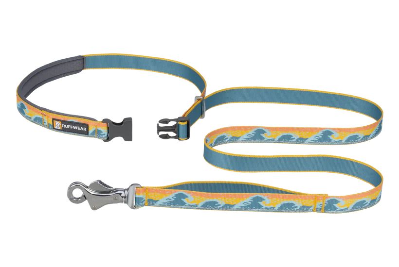 Рефлекторний повідець для собак Ruffwear Crag™ Оранжево-блакитний 30896 фото, зображення